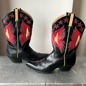 Vintage Cowboy Cowgirl Western Larry Mahan Boots